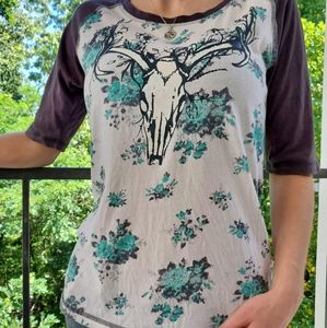 Cruel Girl quarter sleeve shirt